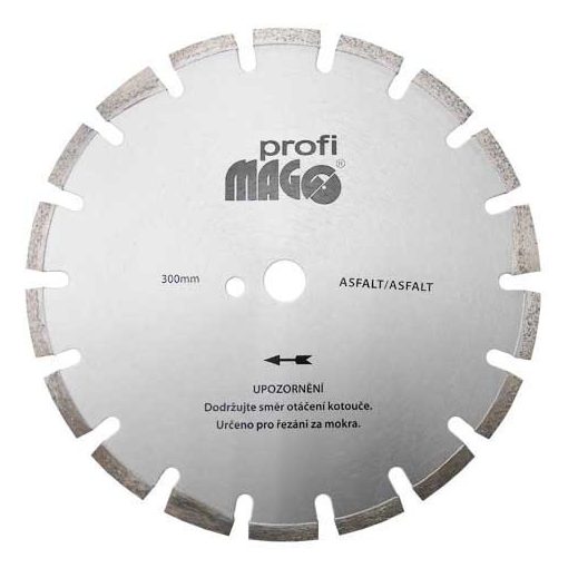 Magg PROFI - Gyémánt vágótárcsa szegm. 300x3,2/10x25,4mm aszfalt (DKS300)