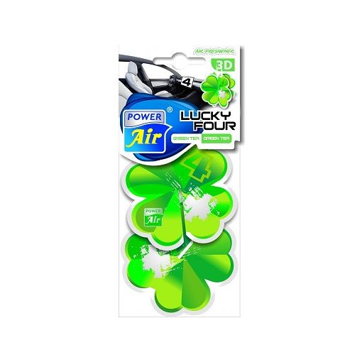 3D papír illatosító LUCKY 4 GREEN TEA (LU-33)