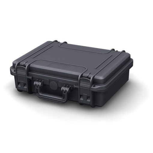 MAXI Manyag koffer 380x270xH 115mm, IP 67, fekete (MAX380H115)