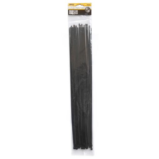 Kábelkötegelő 4,8x500 mm, fekete - 25 db (TS48500C)