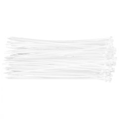 Topex kábelkötegelő 2,5mmx200mm, fehér, 100db