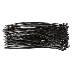 Topex kábelkötegelő 2,5mmx200mm, fekete, 100db