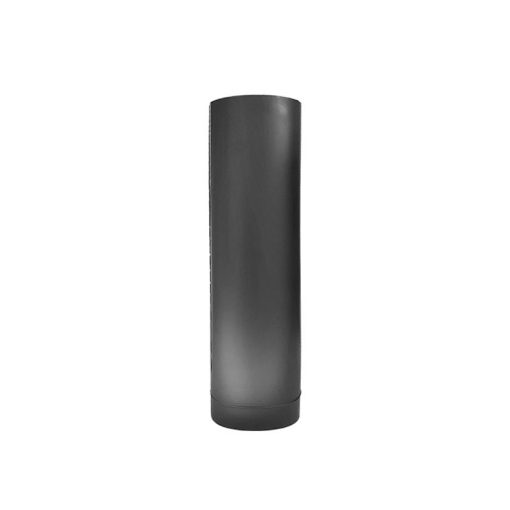 Füstcső matt fekete 120mmx250mm, 0,6mm (12025006)